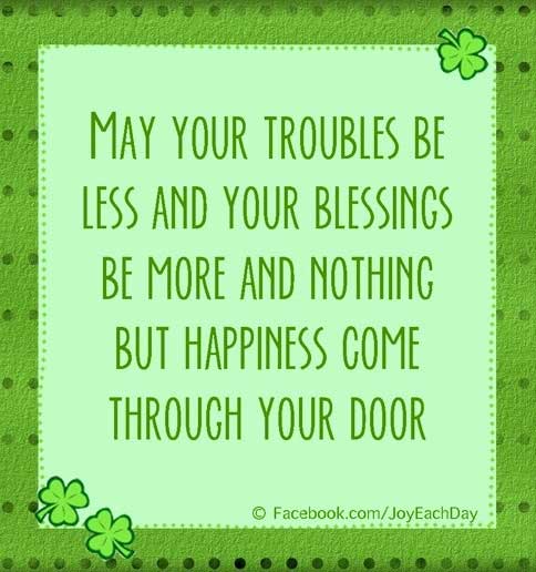 may your troubles