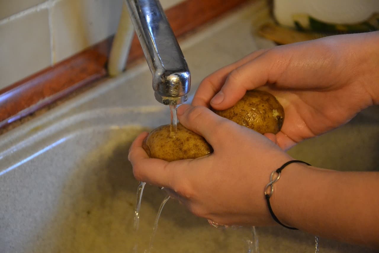 Washing food