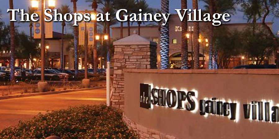 Shopping at the shops in gainey village