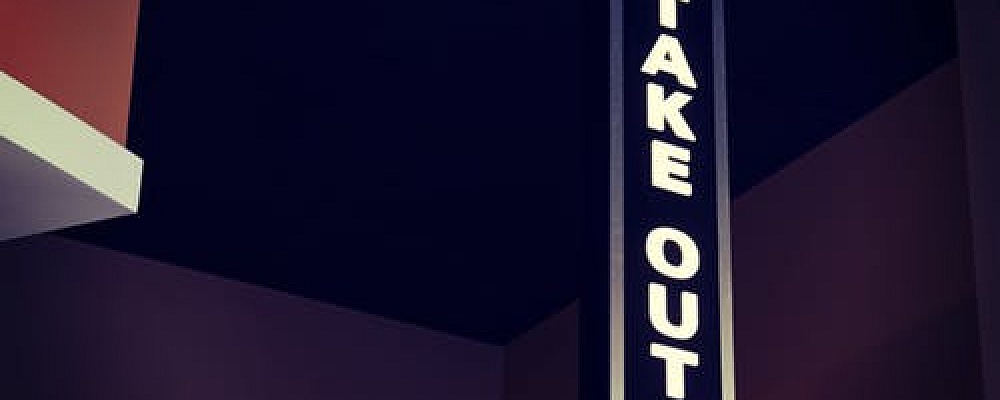 Take out sign