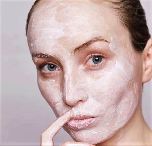 Skin care woman